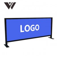 2 Meter Outdoor Keep Distance Door Frame System Banner For Advertising Cafe Barrier